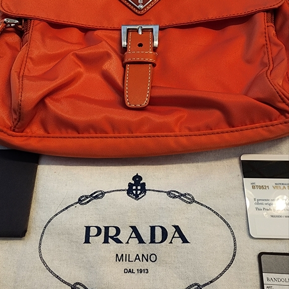 Prada Authentic Vela Sport Shoulder Bag - Picture 3 of 12